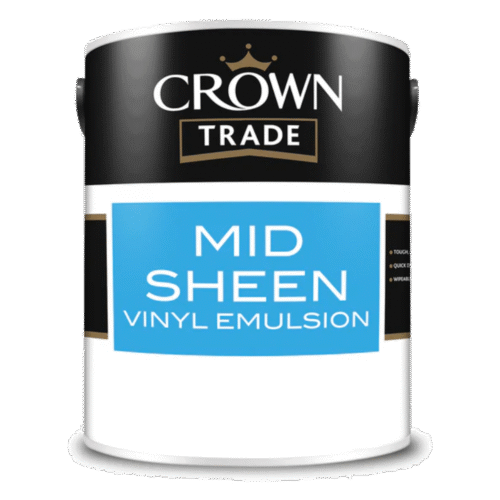 CROWN Mid Sheen -  Plaunami pusiau matiniai dažai