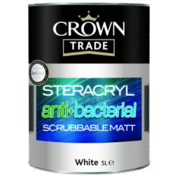 Antibakteriniai dažai CROWN Steracryl Antibacterial