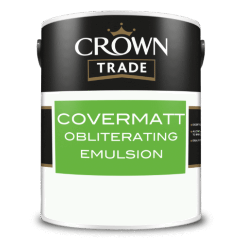 CROWN Covermatt Emulsion - specializuoti matiniai dažai