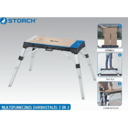 Multifunkcinis darbastalis, vežimėlis, pakyla STORCH